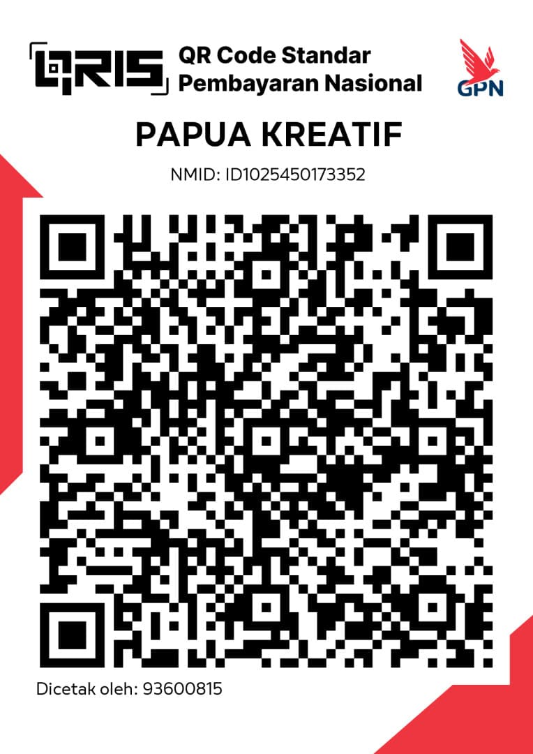 QRIS Papua Kreatif Group — NMID ID1025450173352